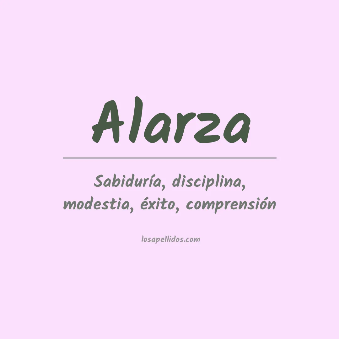 Apellido Alarza
