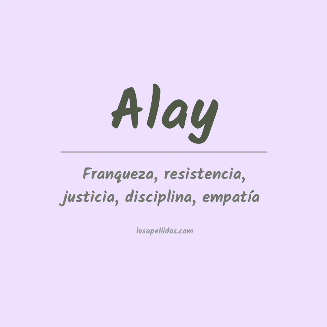 Apellido Alay
