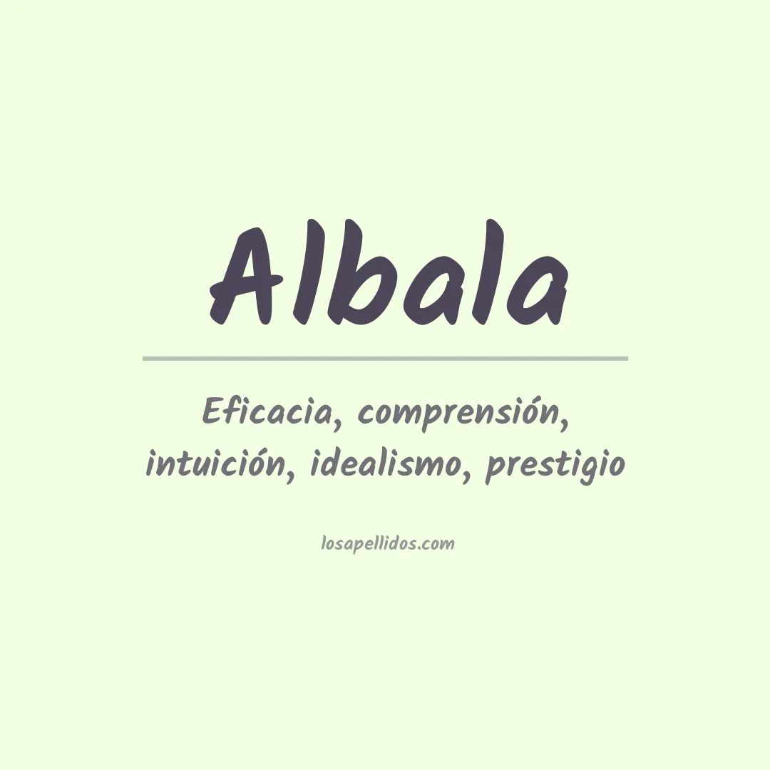 Apellido Albala