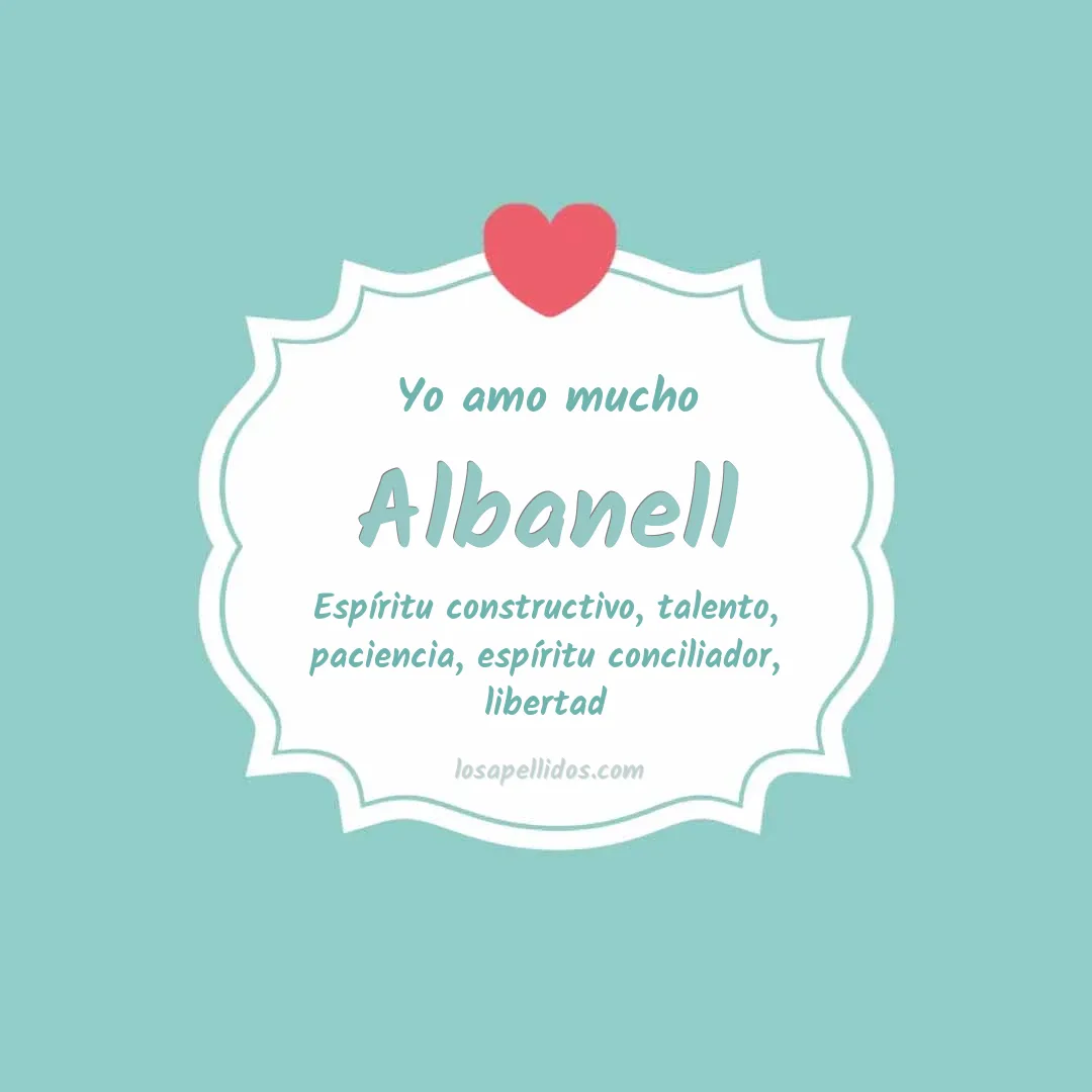 Yo amo mucho Albanell