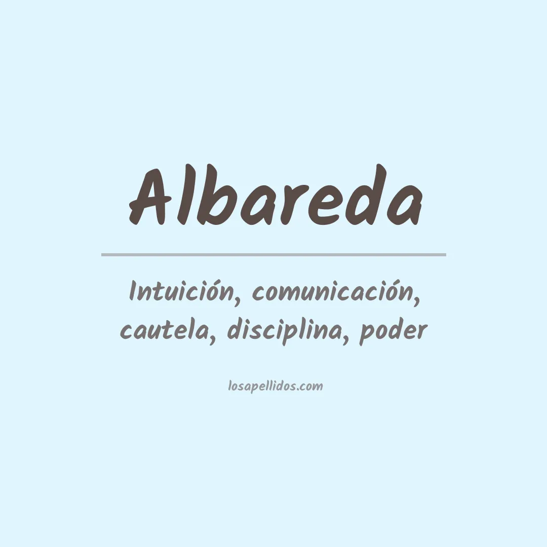 Apellido Albareda