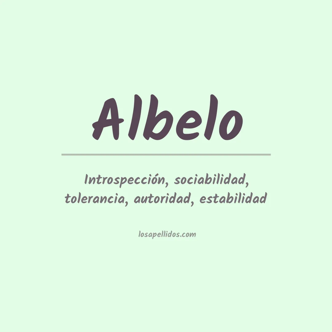 Apellido Albelo