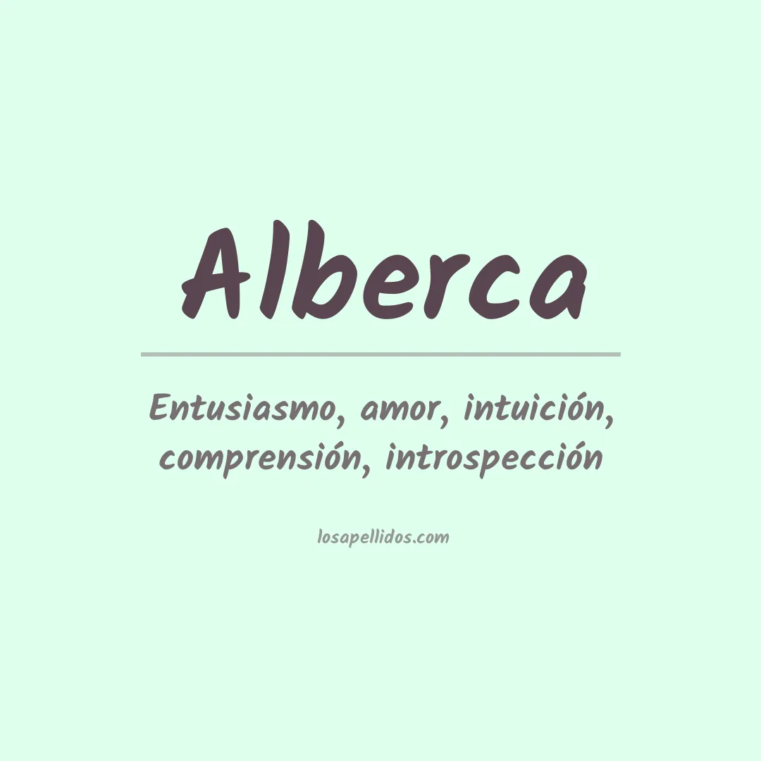 Apellido Alberca