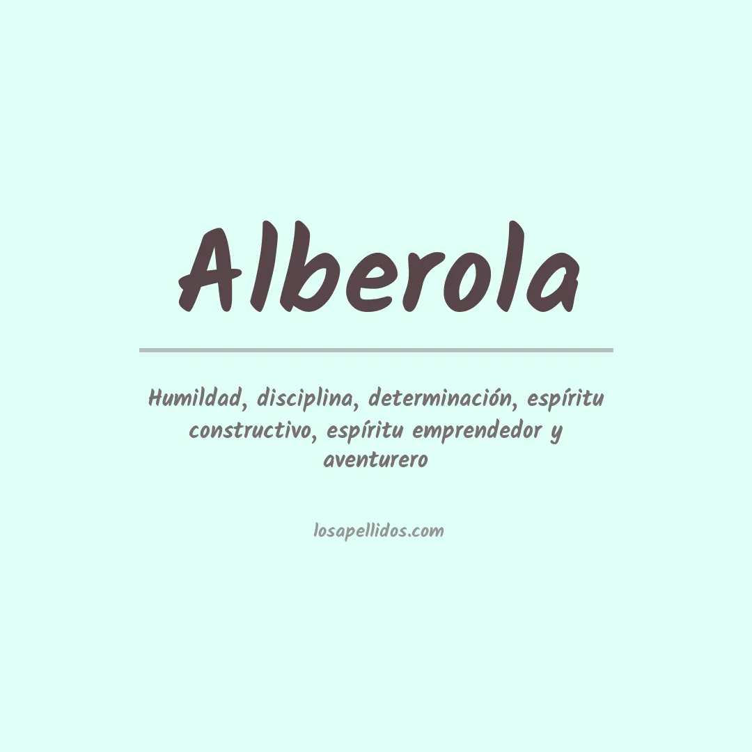 Apellido Alberola