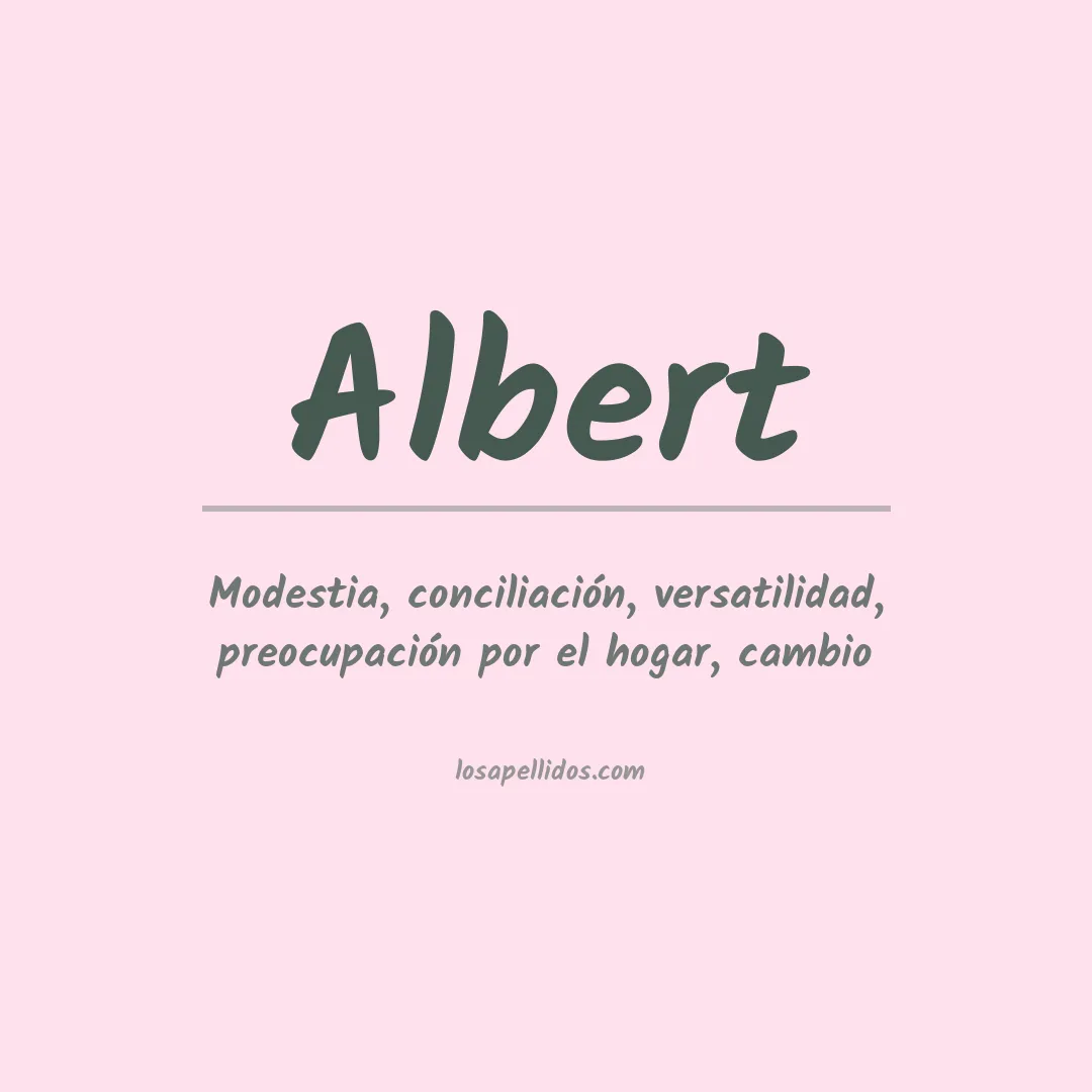 Apellido Albert