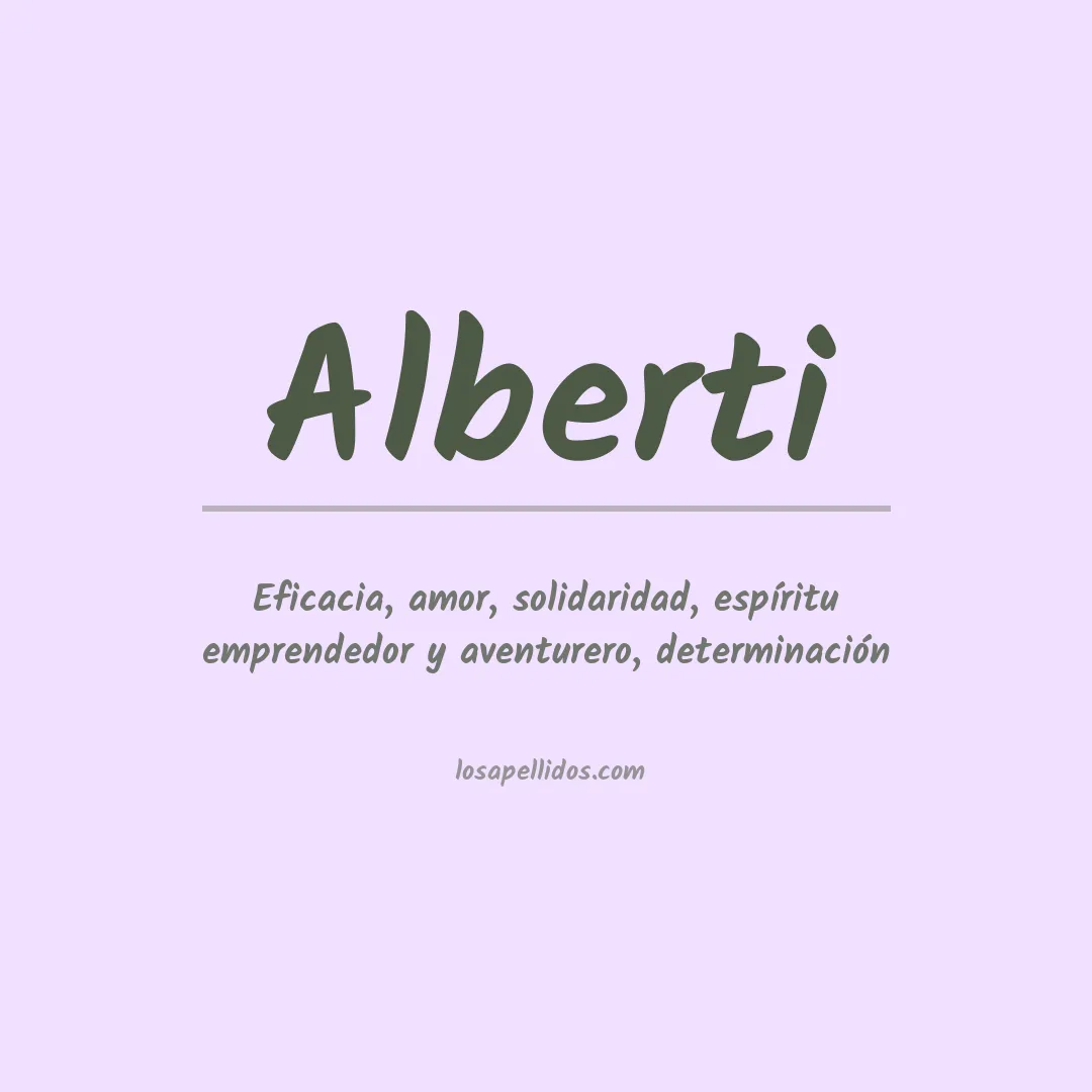 Apellido Alberti