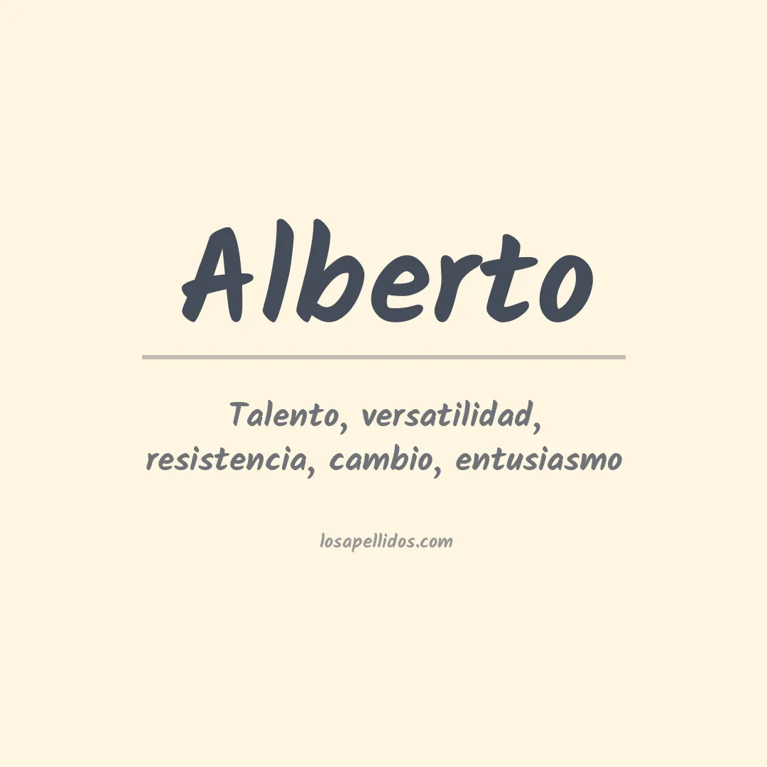 Apellido Alberto