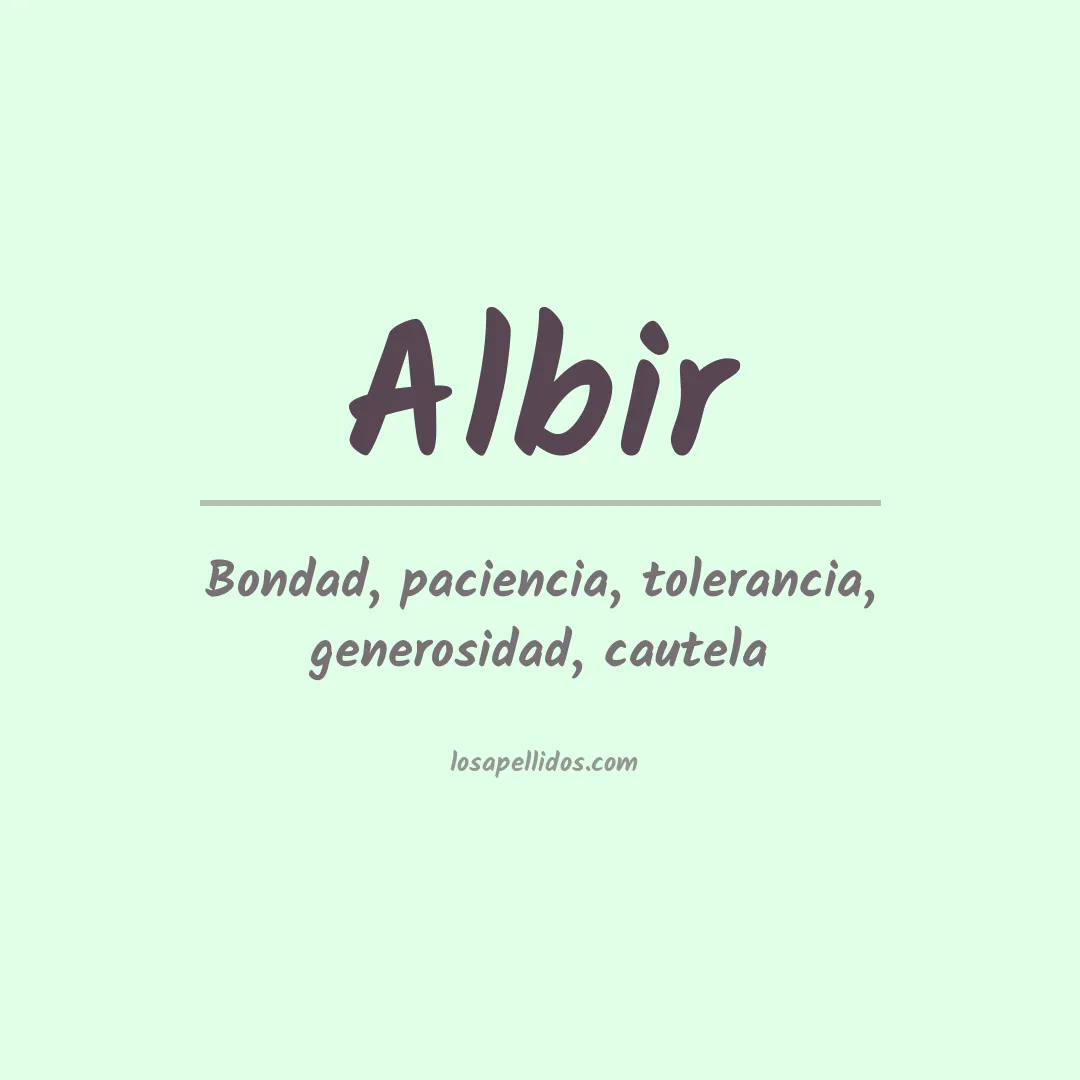 Apellido Albir