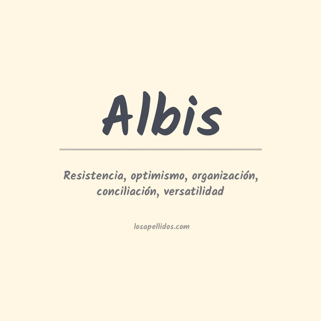Apellido Albis
