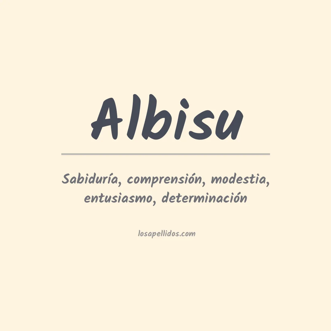 Apellido Albisu