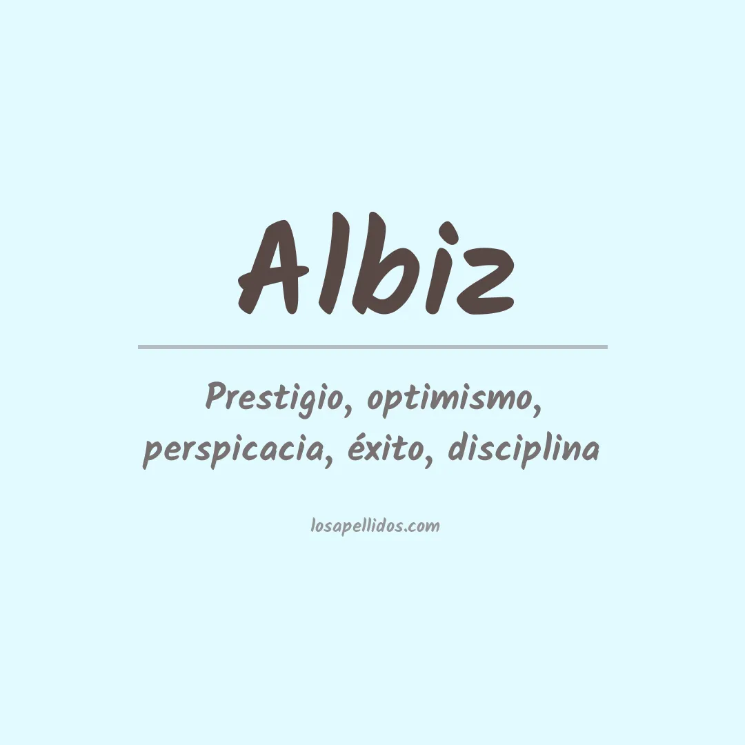 Apellido Albiz