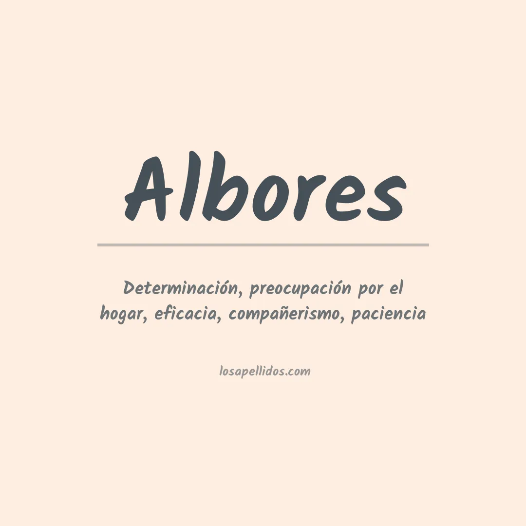 Apellido Albores