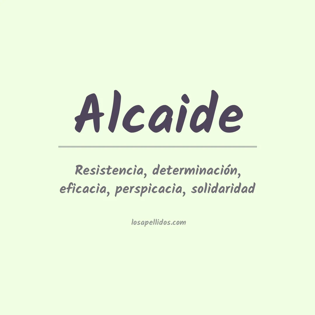 Apellido Alcaide