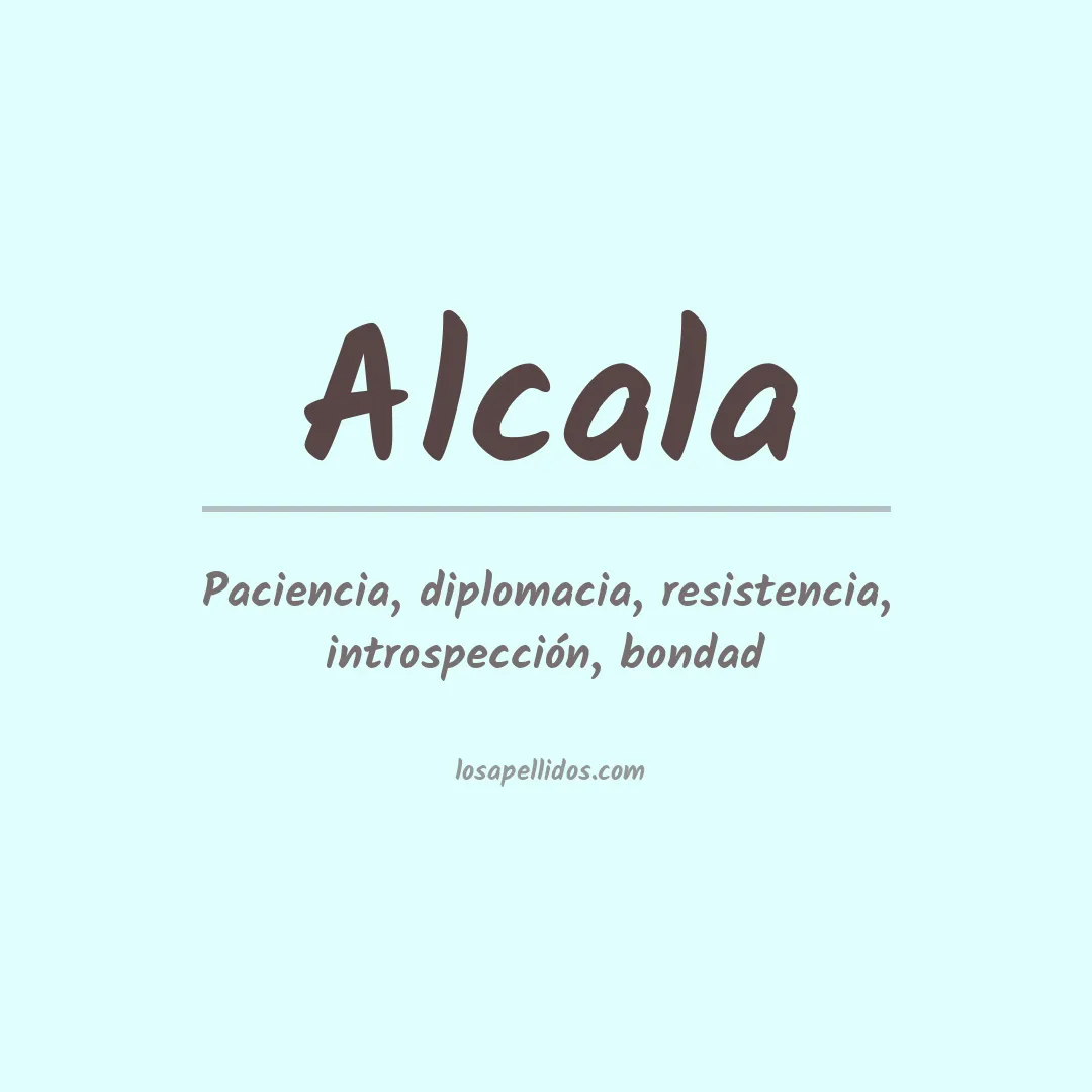 Apellido Alcalá
