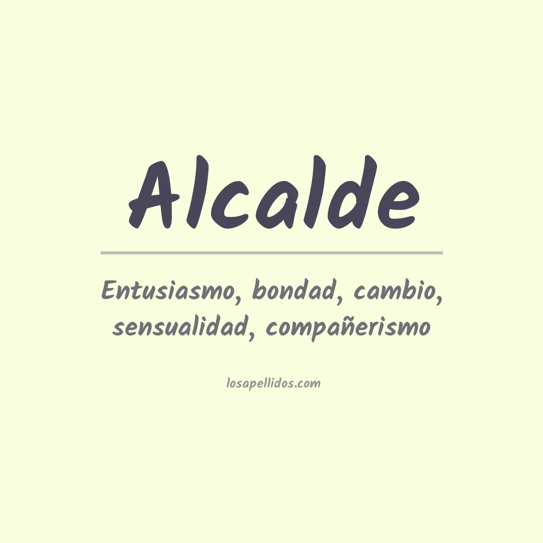 Apellido Alcalde
