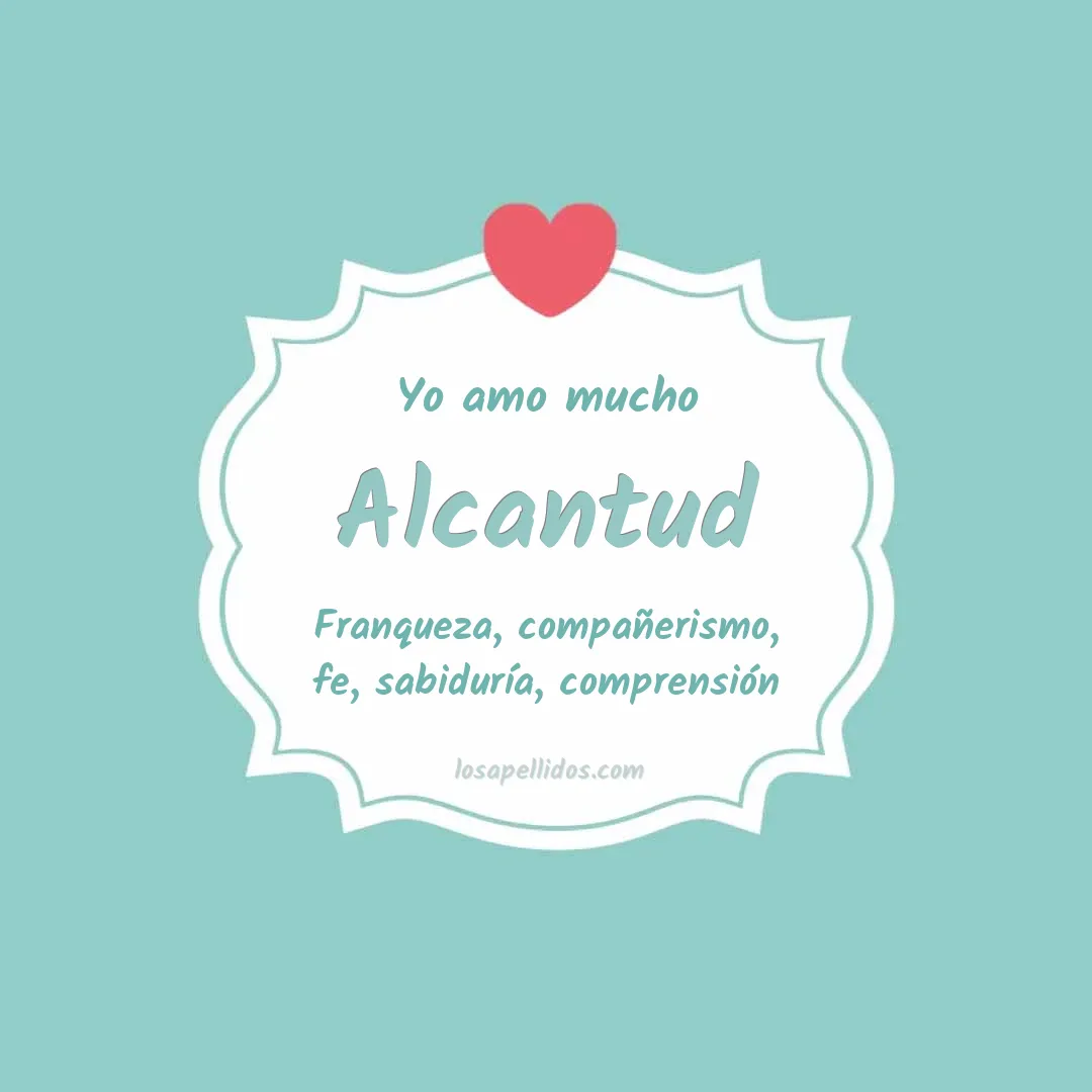 Yo amo mucho Alcantud