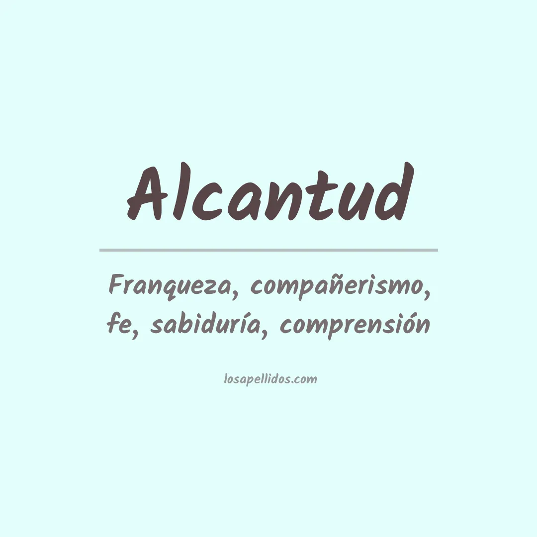 Apellido Alcantud