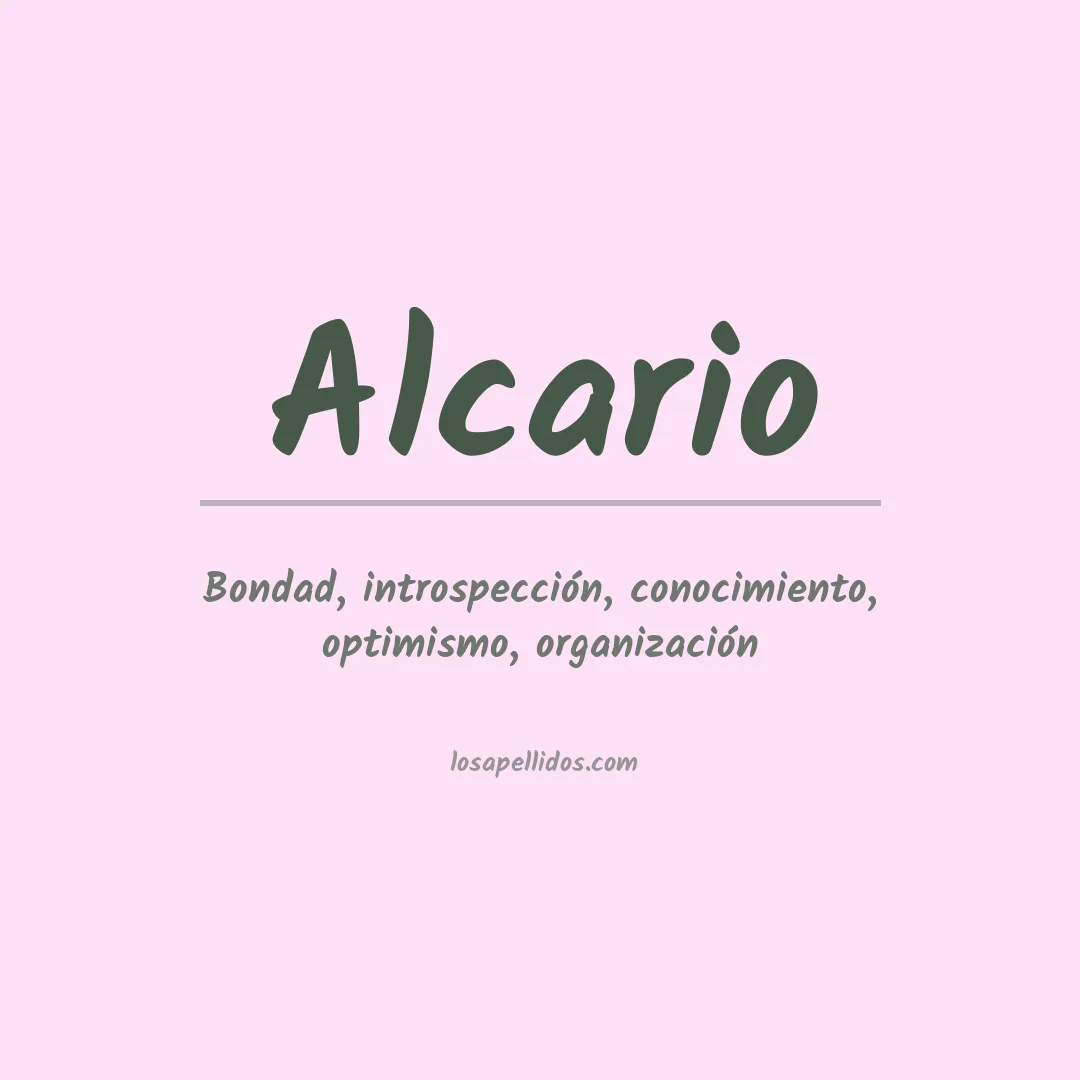 Apellido Alcario