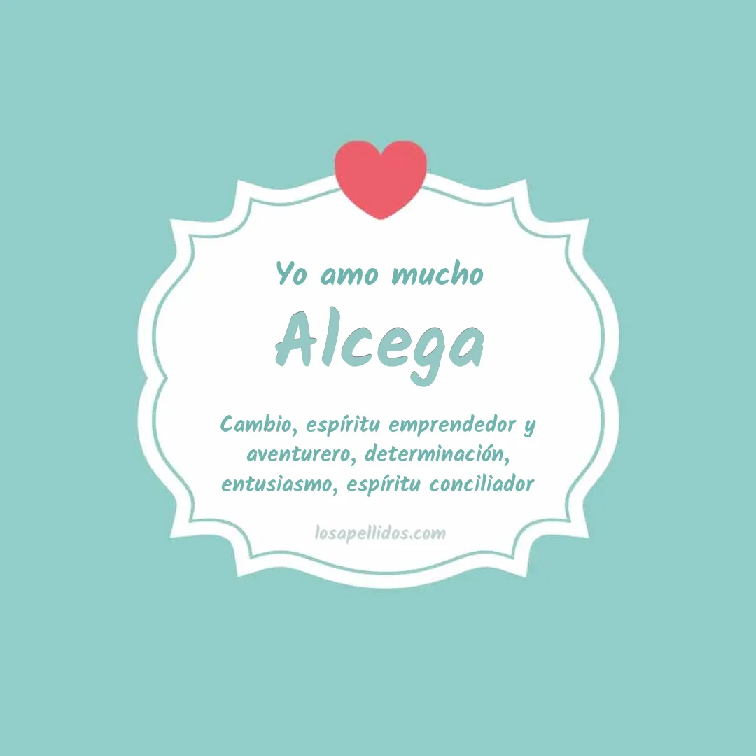 Yo amo mucho Alcega