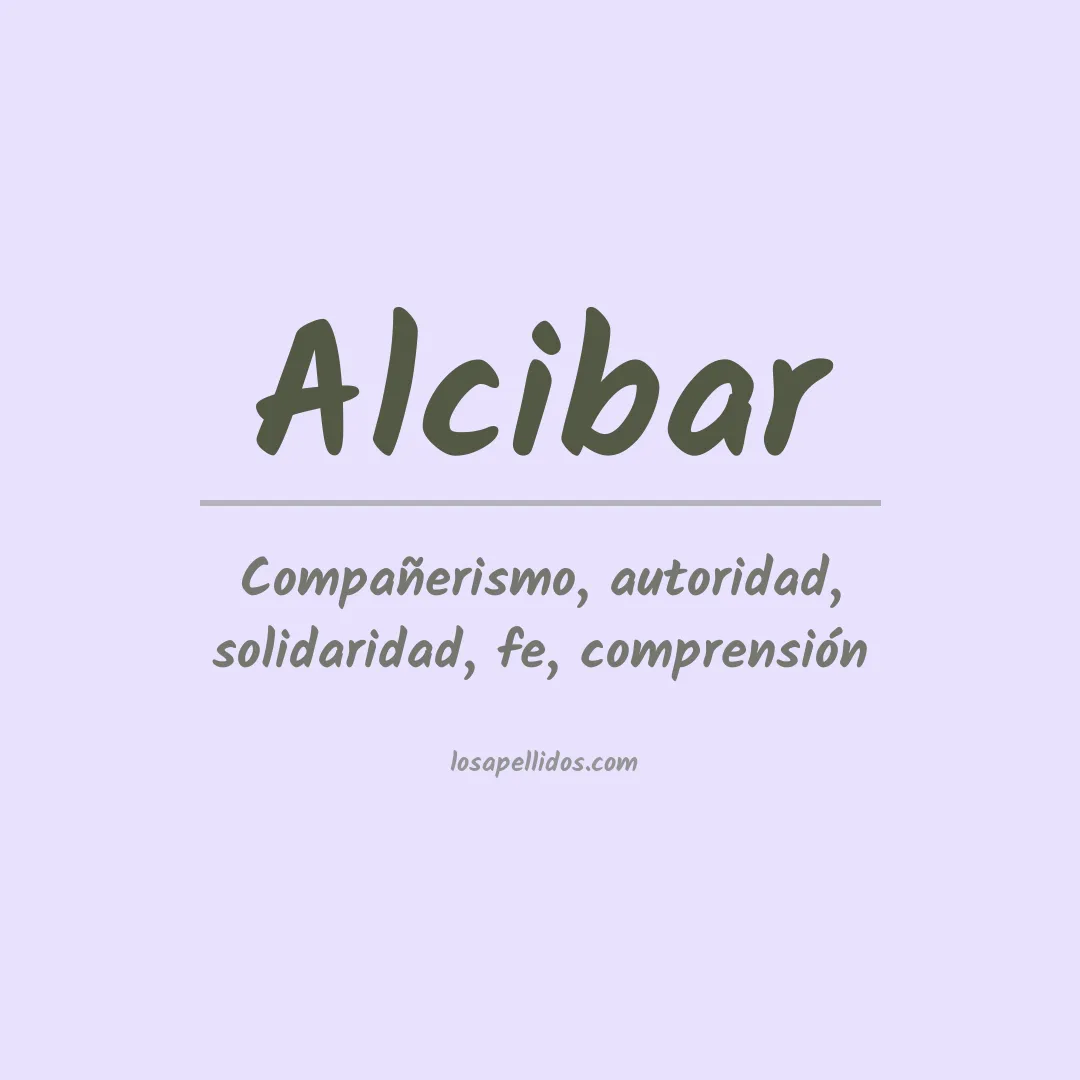 Apellido Alcibar