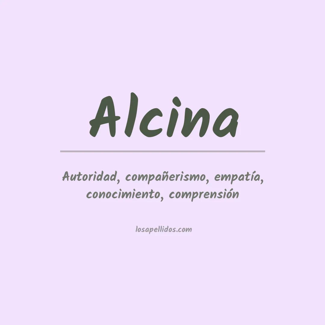 Apellido Alcina