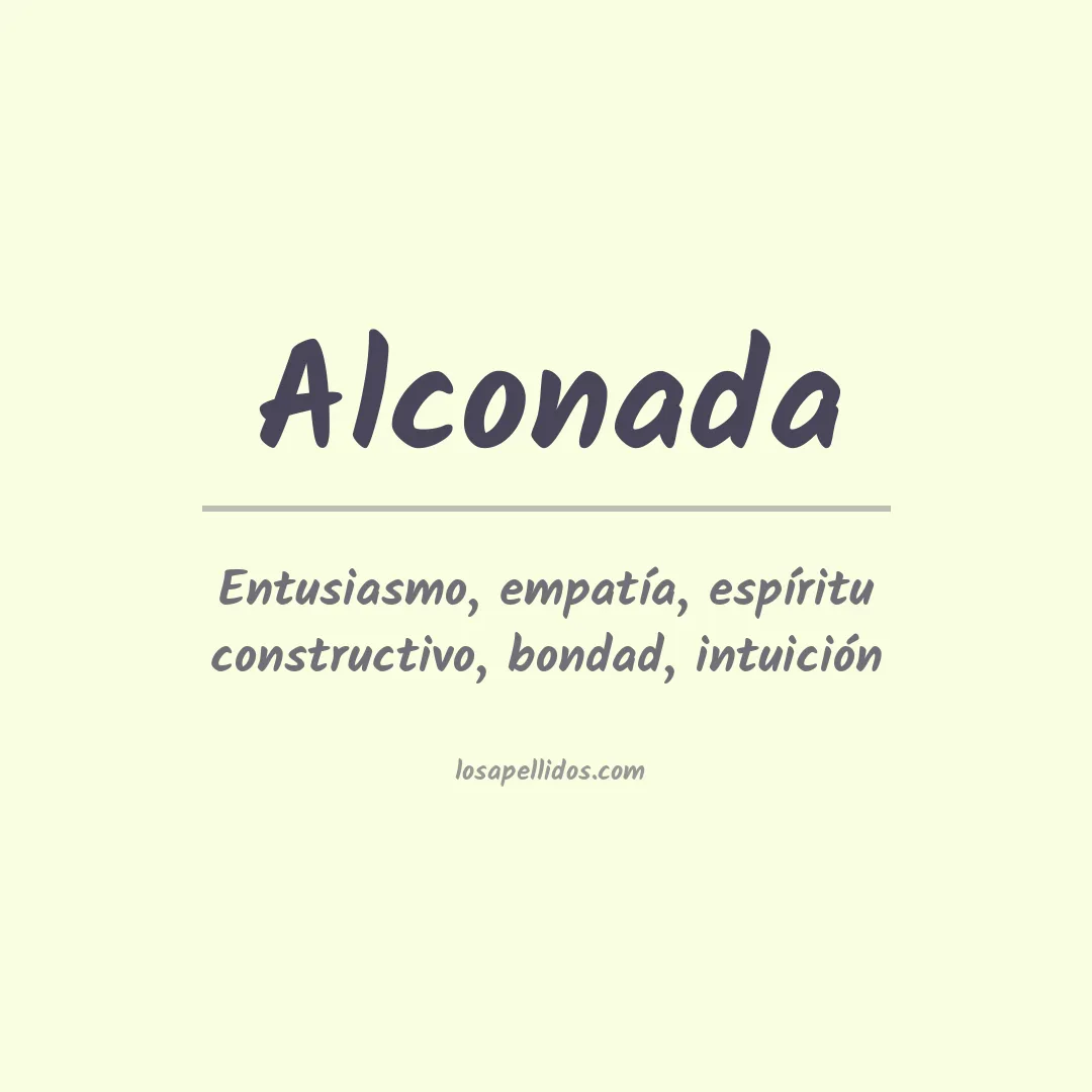 Apellido Alconada