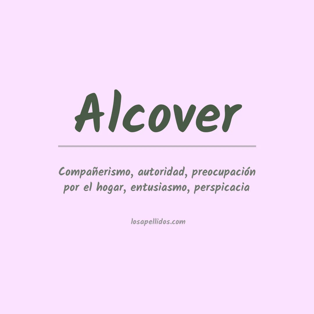Apellido Alcover
