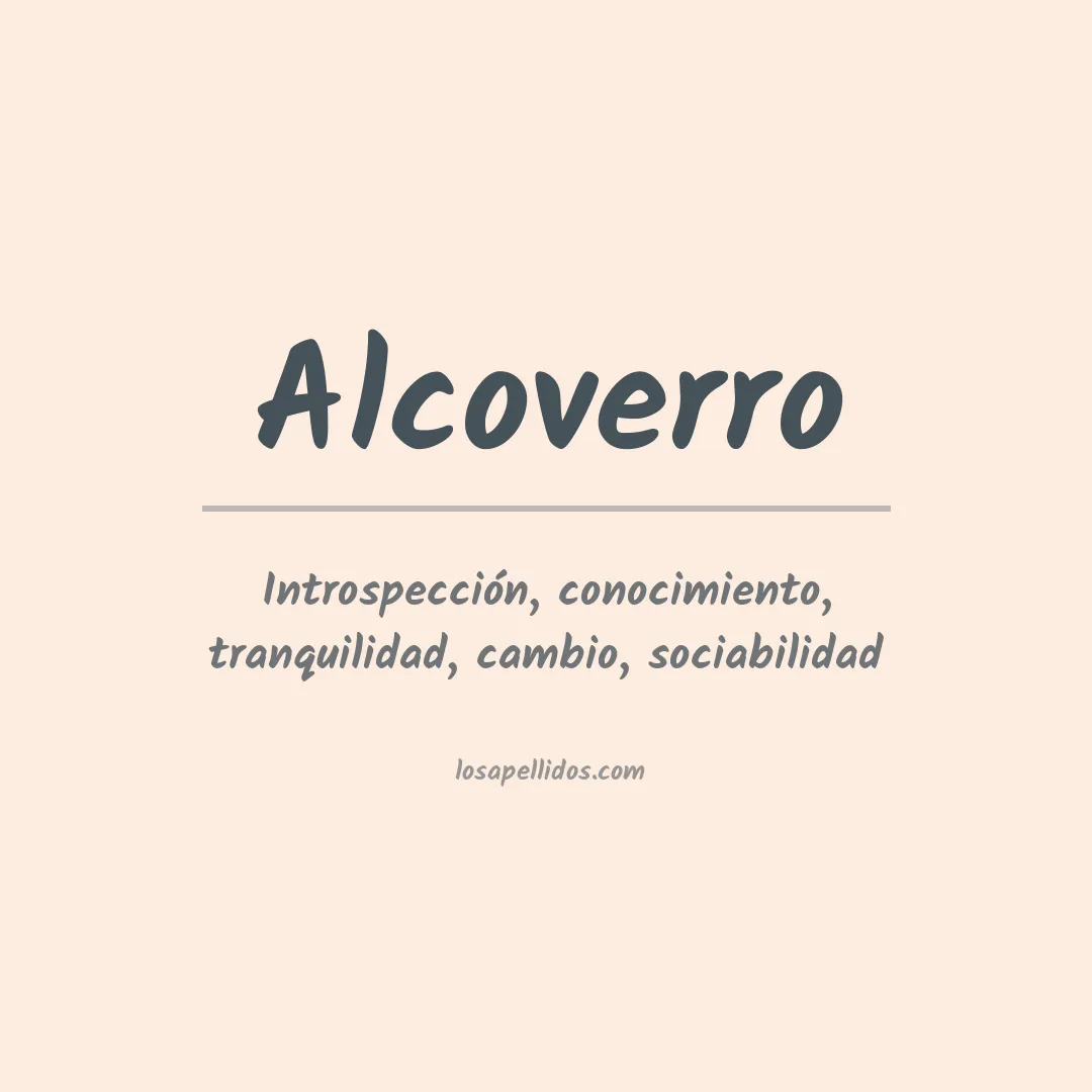 Apellido Alcoverro