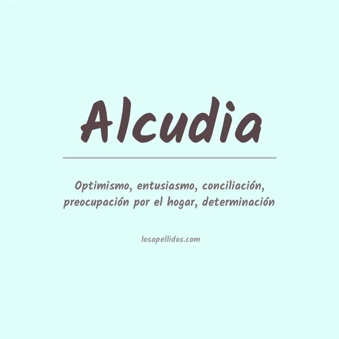 Apellido Alcudia