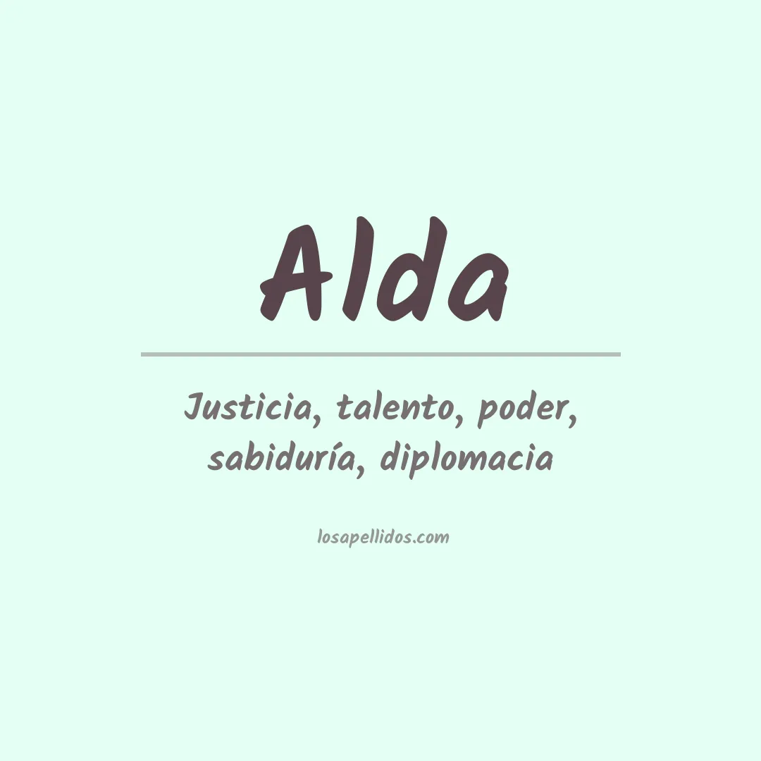 Apellido Alda