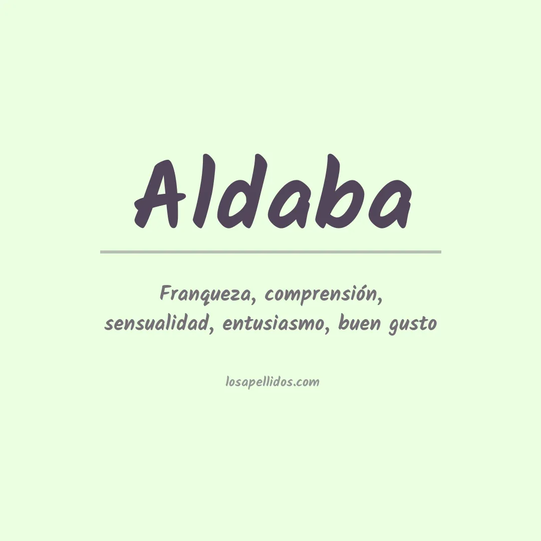 Apellido Aldaba