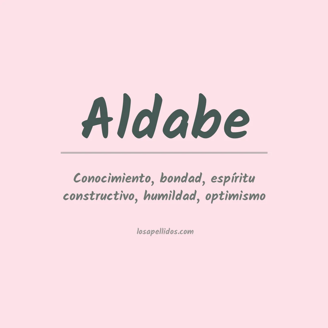 Apellido Aldabe