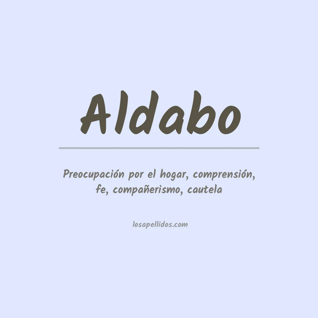 Apellido Aldabo