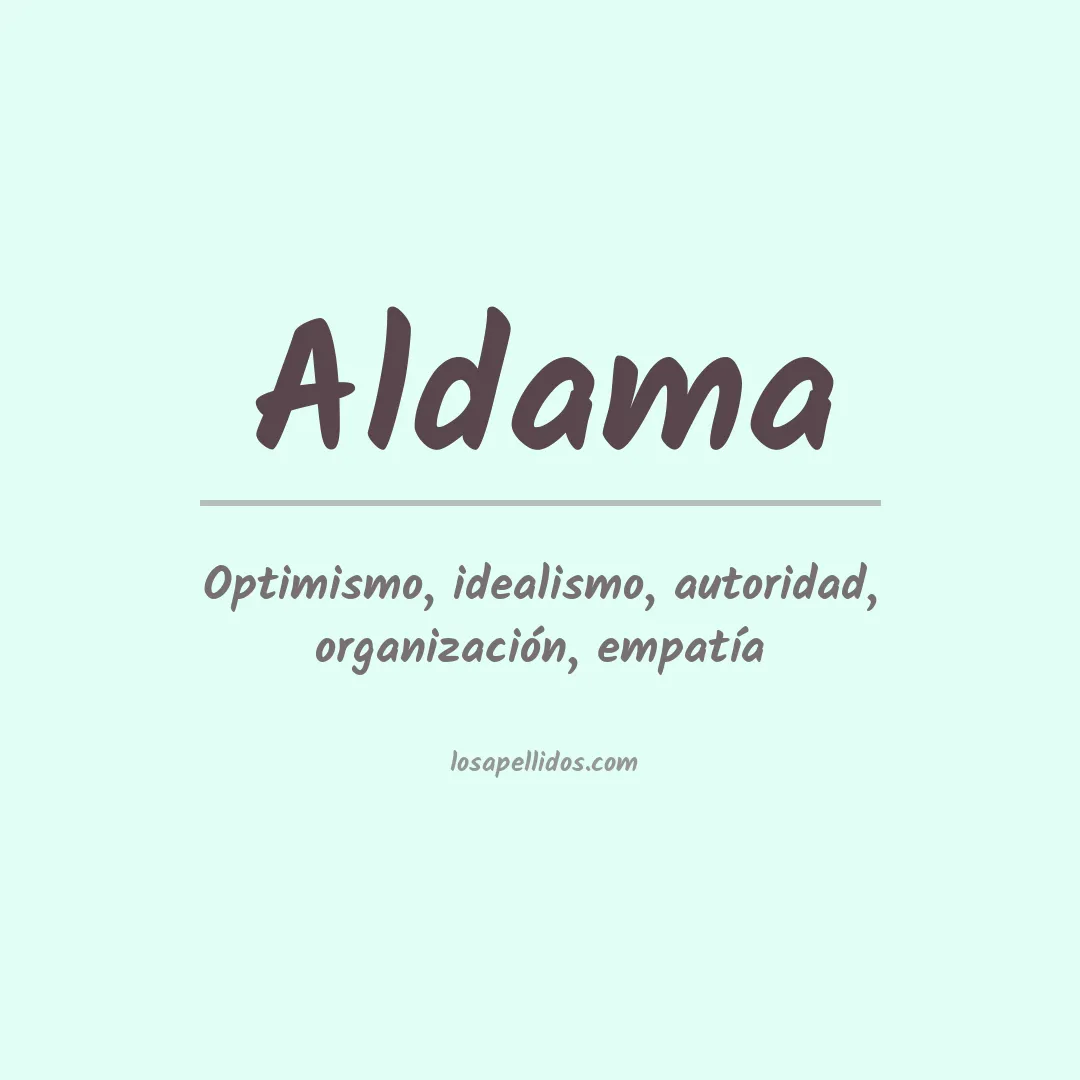 Apellido Aldama