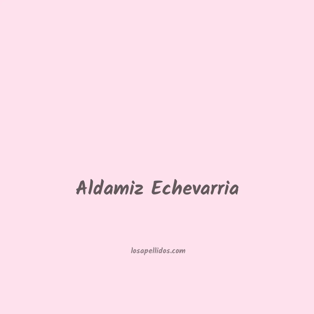 Aldamiz echevarria en chino