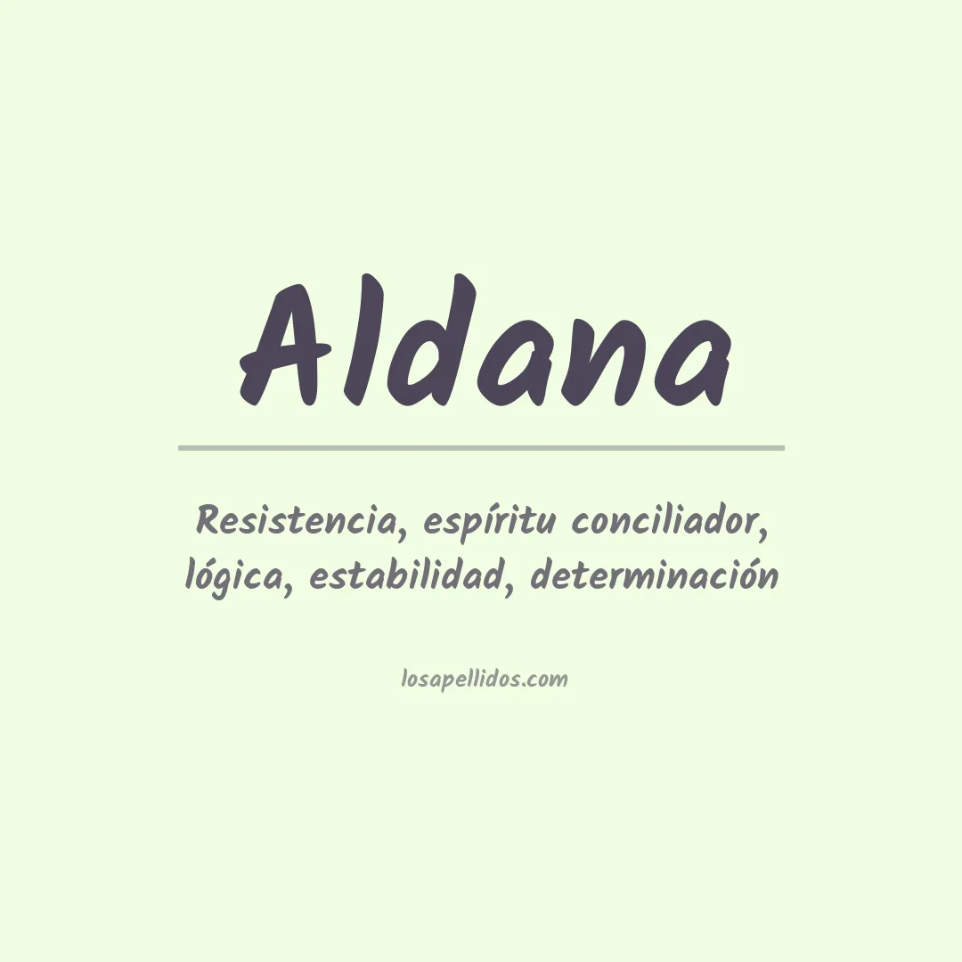 Apellido Aldana