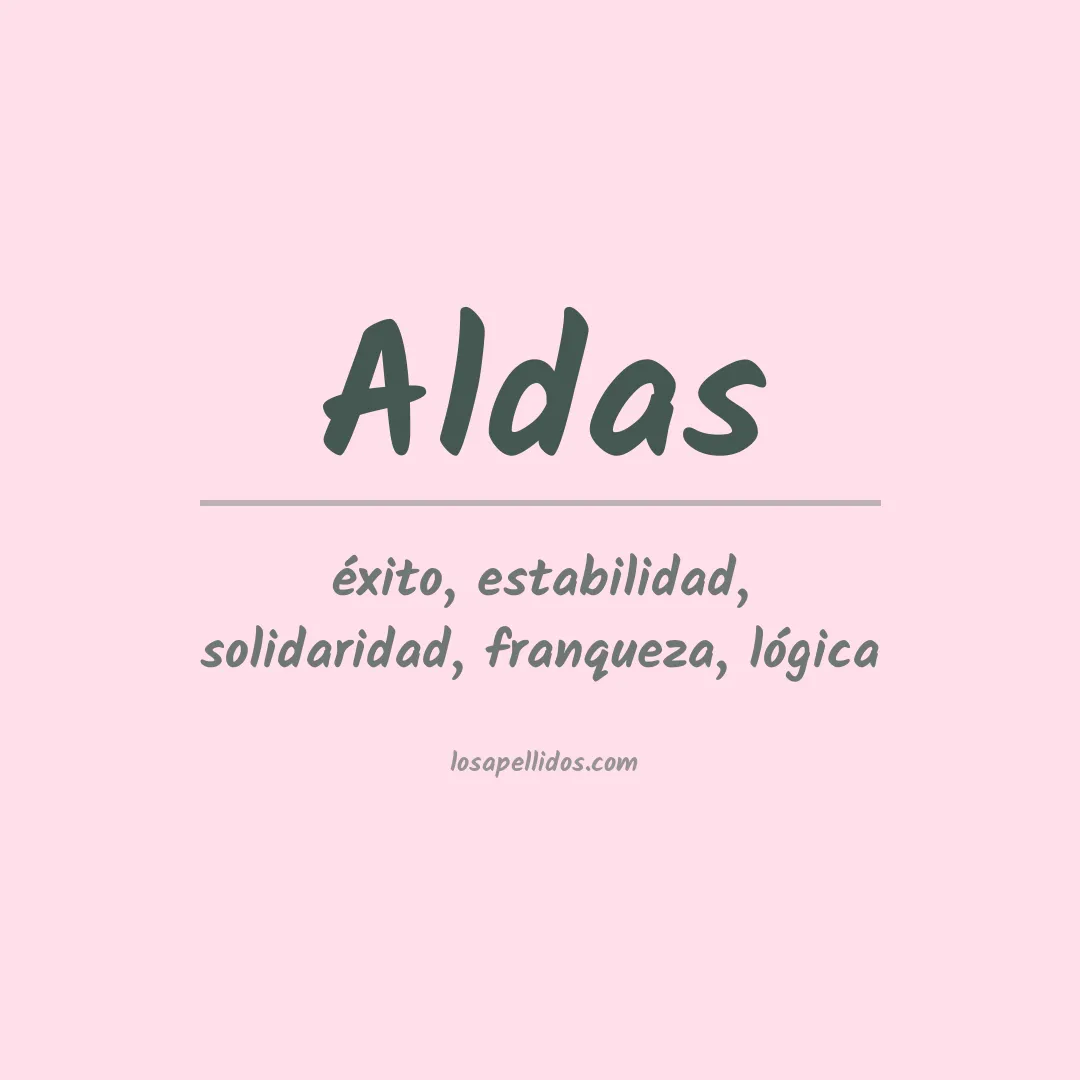 Apellido Aldas