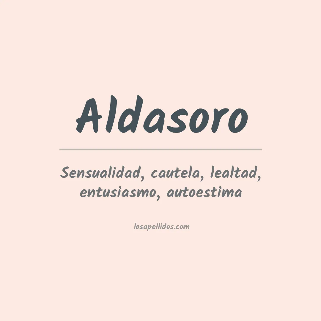 Apellido Aldasoro