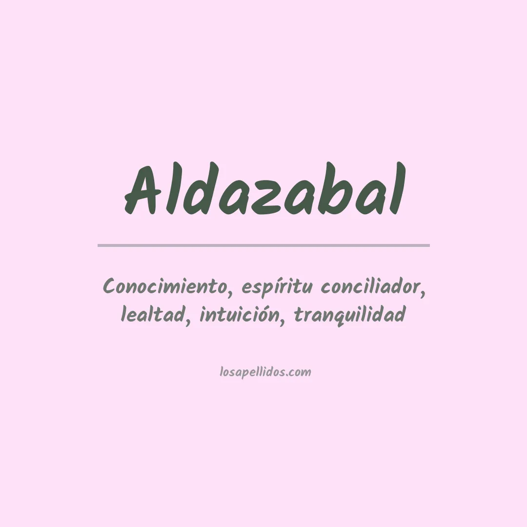 Apellido Aldazabal