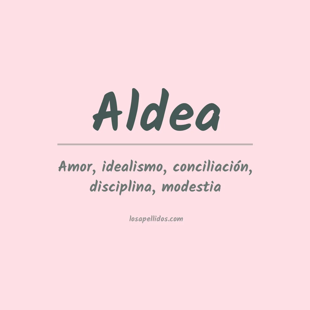 Apellido Aldea