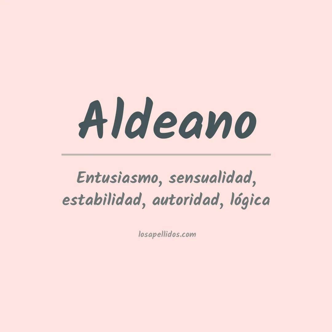 Apellido Aldeano