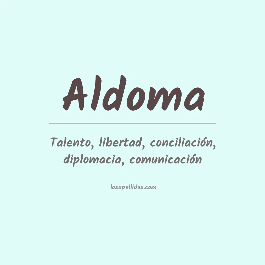Apellido Aldoma