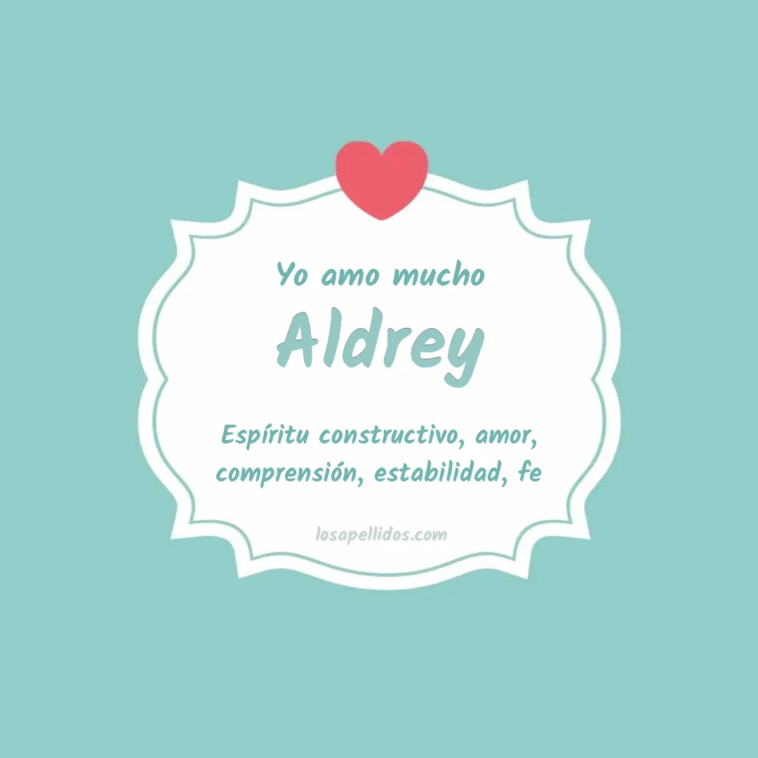 Yo amo mucho Aldrey