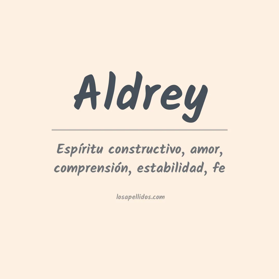 Apellido Aldrey