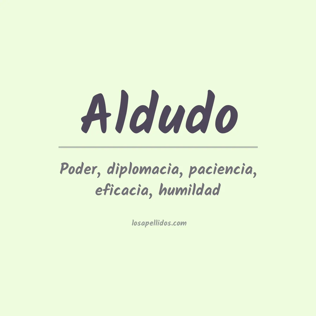 Apellido Aldudo