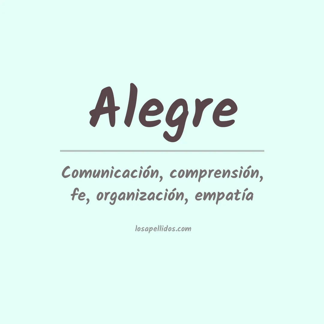 Apellido Alegre