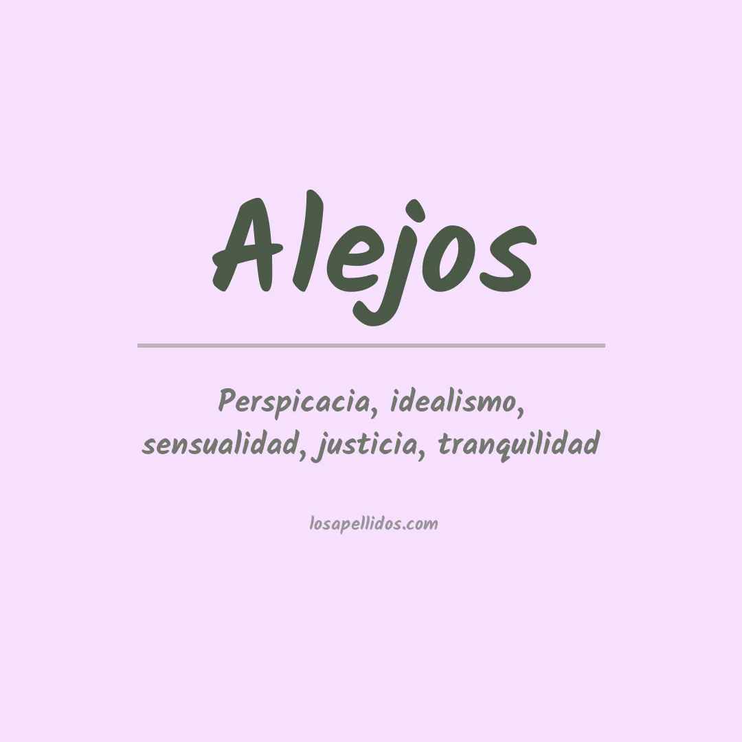 Apellido Alejos