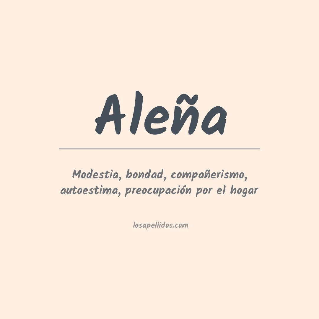 Apellido Aleña