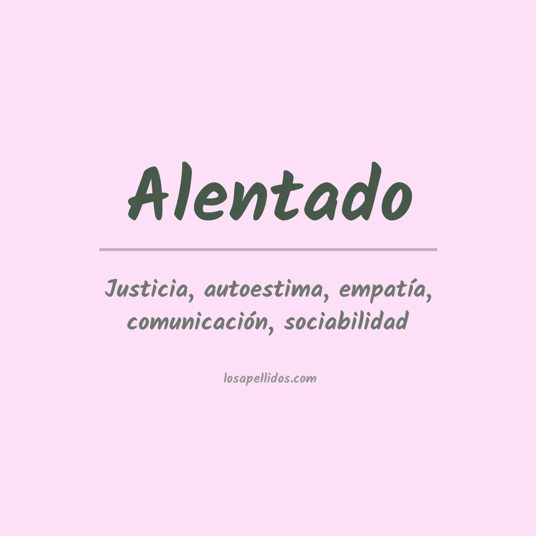 Apellido Alentado