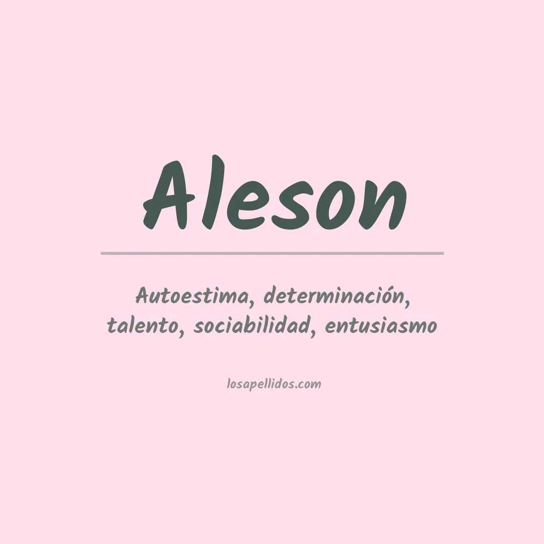 Apellido Aleson